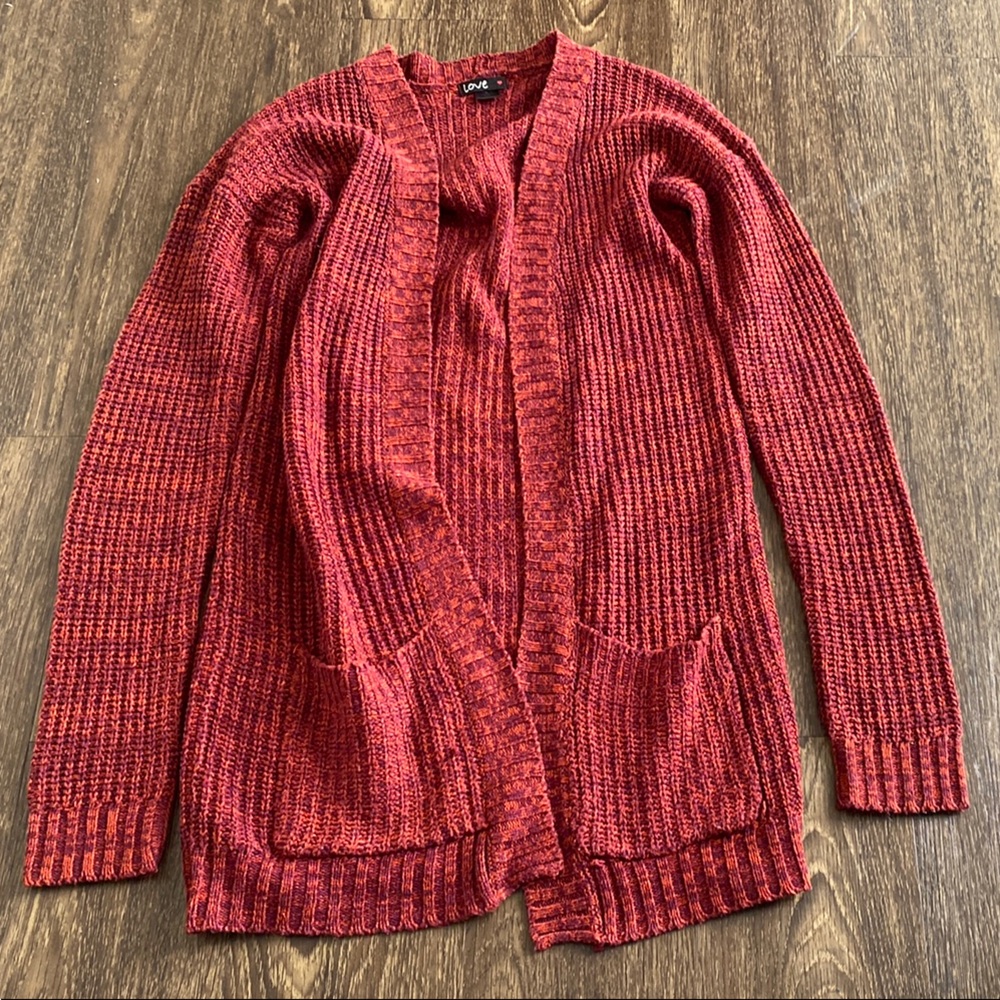 Cozy Red Sweater by Love